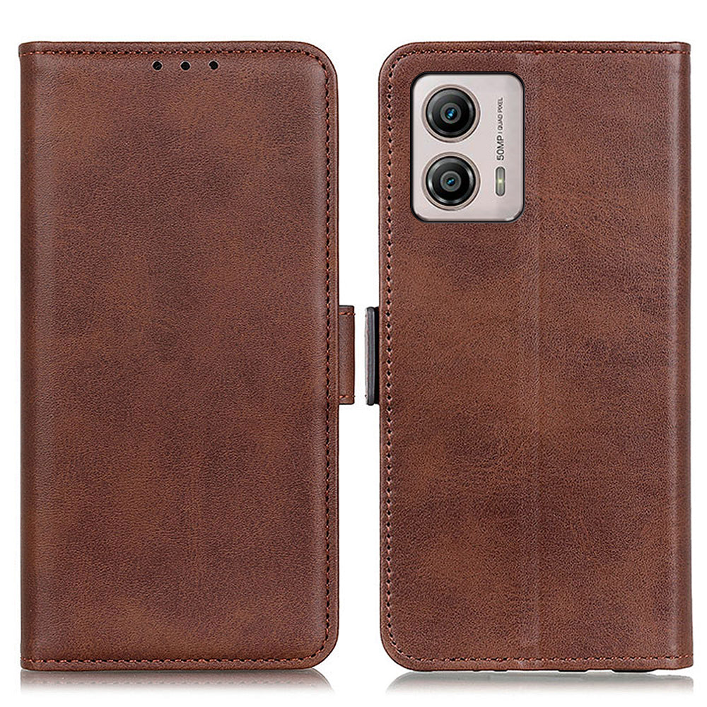Wallet Phone Stand Case for Motorola Moto G53 5G G13 4G G23 4G Cowhide Texture PU Leather Phone Cover Wallet Phone Stand Case for Motorola Moto G53 5G G13 4G G23 4G Cowhide Texture PU Leather Phone Cover